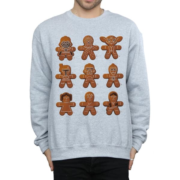 Star Wars Sweatshirt med pepparkakor - jul för herrar