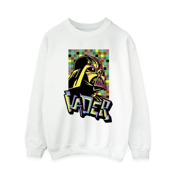 Star Wars Dam/Tjej Vader Graffiti Pop Art Sweatshirt