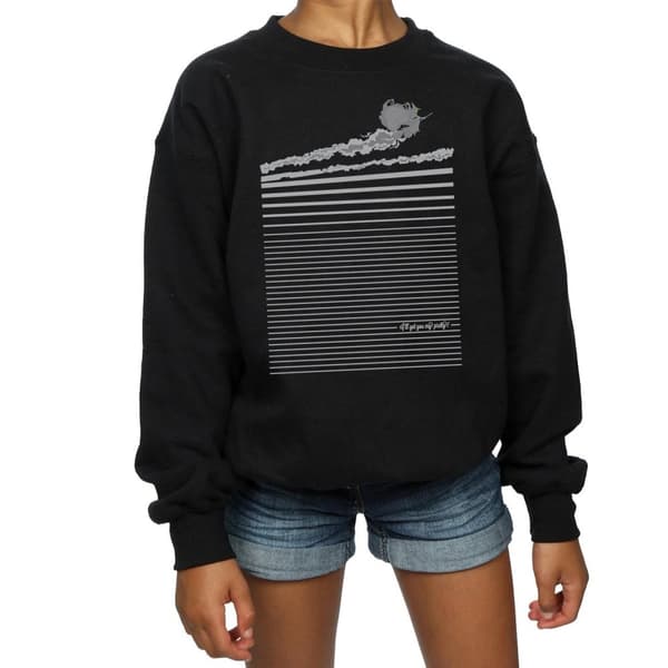 The Wizard Of Oz Wicked Witch Flying Sweatshirt för flickor