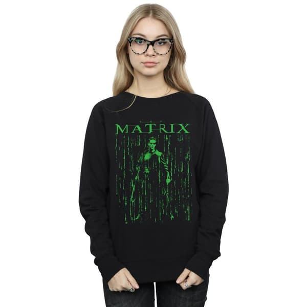 The Matrix Womens/Ladies Neo Neon Sweatshirt