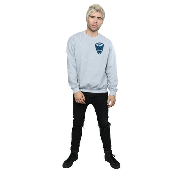 DC Comics Mens Arrow Starling Metro Badge Sweatshirt