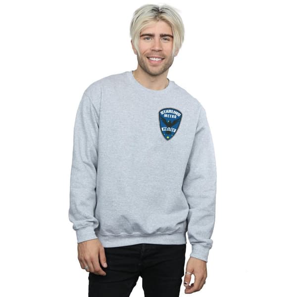 DC Comics Mens Arrow Starling Metro Badge Sweatshirt
