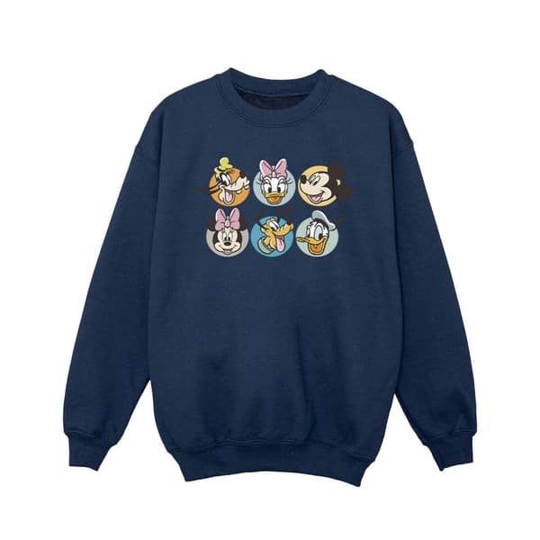 Disney Mickey Mouse And Friends Faces-tröja för flickor
