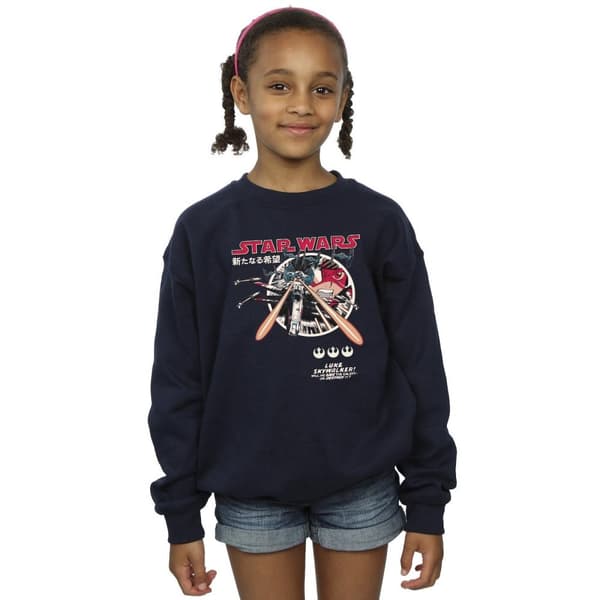 Star Wars Girls Classic Luke Manga Sweatshirt
