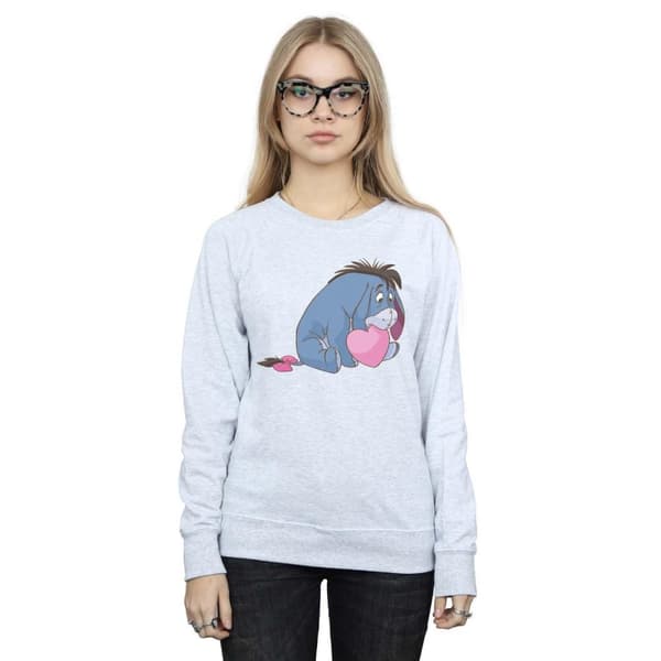 Disney Dam/kvinnor Winnie The Pooh Eeyore Mouth Sweatshirt