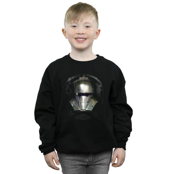 Star Wars Boys The Mandalorian Dark Helmet Sweatshirt