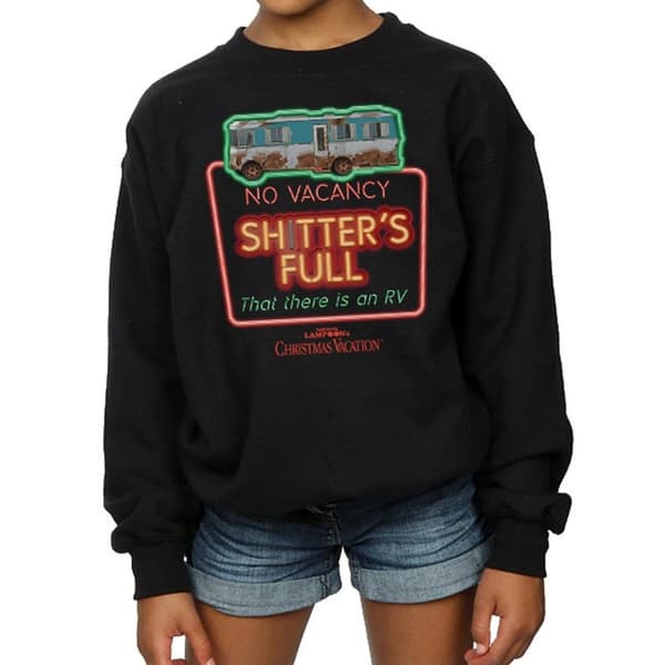 National Lampoon´s Christmas Vacation Sweatshirt för flickor No Vacancy
