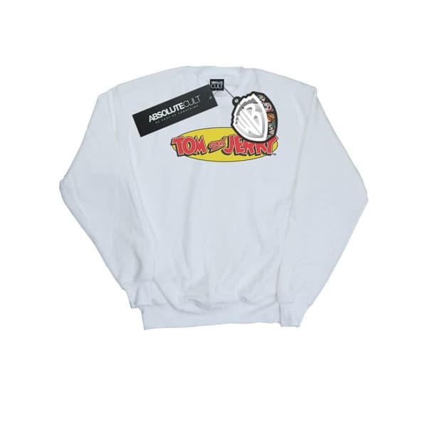 Tom And Jerry Sweatshirt med Inline-logotyp för damer/kvinnor