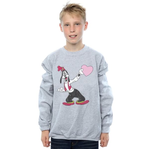 Disney Boys Goofy Love Heart Sweatshirt