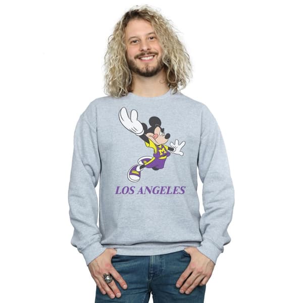 Disney Mens Mickey Mouse Los Angeles Sweatshirt