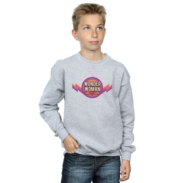 DC Comics Boys Wonder Woman Rainbow Logo Sweatshirt