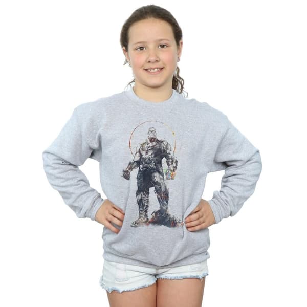 Marvel Avengers Infinity War Thanos Sketch Sweatshirt för tjejer