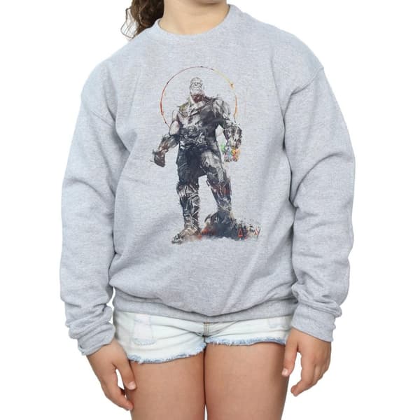 Marvel Girls Avengers Infinity War Thanos Sketch Sweatshirt