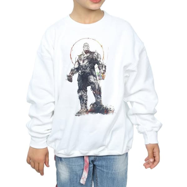 Marvel Avengers Infinity War Thanos Sketch Sweatshirt för tjejer