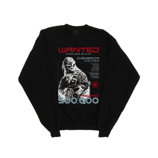 Star Wars Han Solo Chewie Wanted Sweatshirt för herrar Black 4XL
