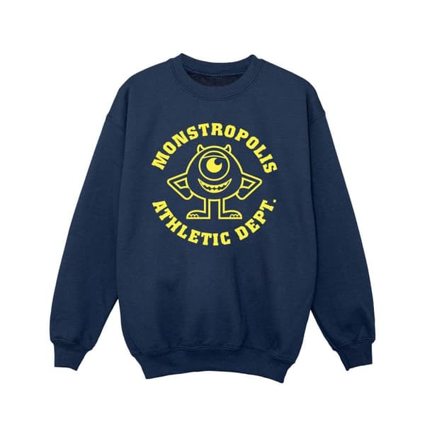 Disney Monsters University Monstropolis-tröja för flickor Navy Blue 12-13 Years
