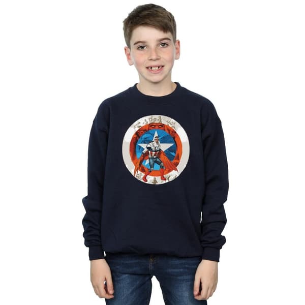 Marvel Pojkar Captain America Sam Wilson Shield Sweatshirt