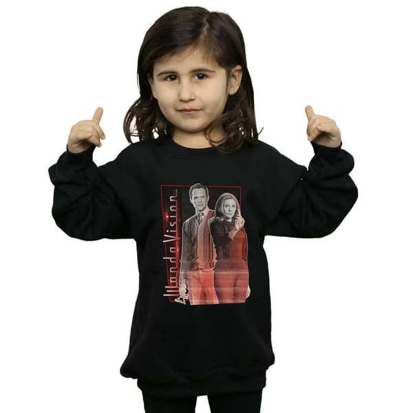 Marvel Girls WandaVision Interference Pose Sweatshirt
