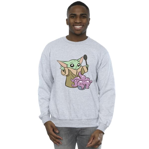 Star Wars Mens The Mandalorian Spooky Cooking Sweatshirt