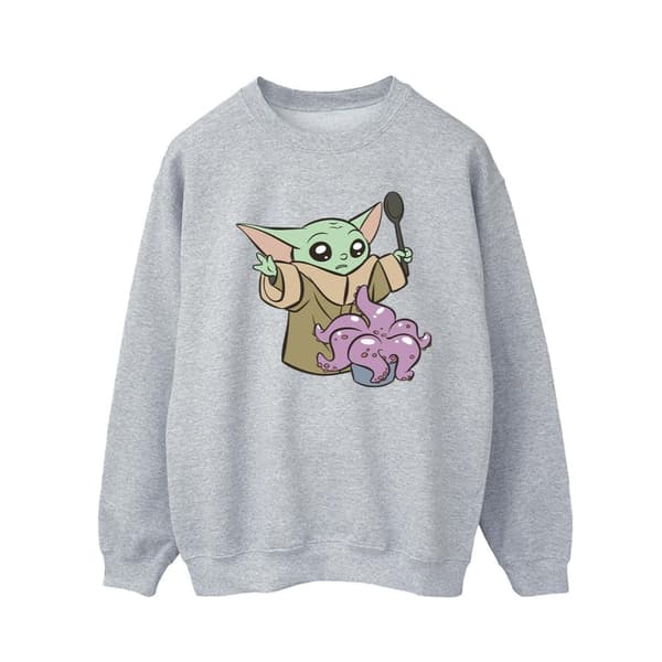 Star Wars Mens The Mandalorian Spooky Cooking Sweatshirt