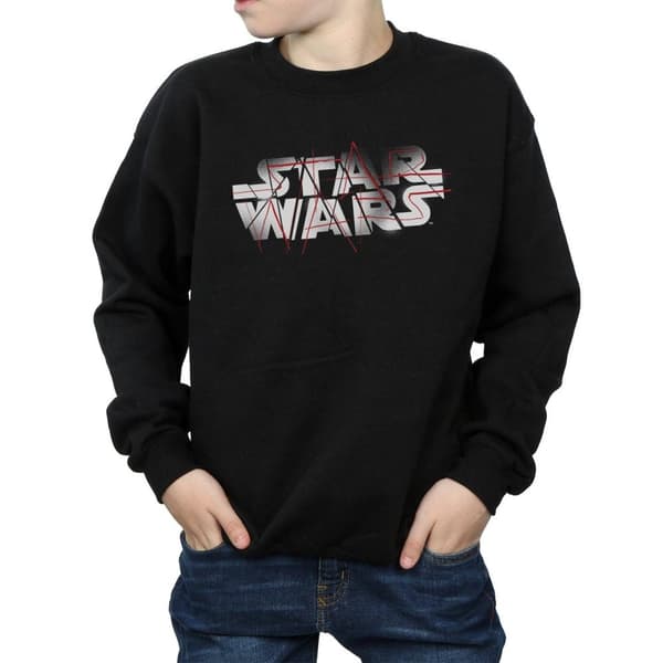 Star Wars Boys The Last Jedi Spray Logo Sweatshirt
