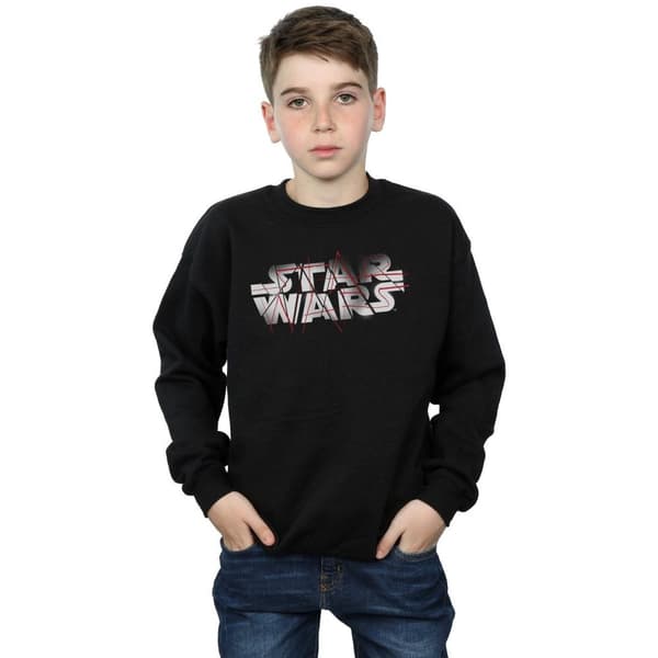 Star Wars Boys The Last Jedi Spray Logo Sweatshirt