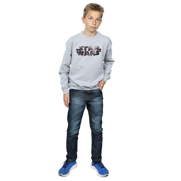 Star Wars Boys The Last Jedi Spray Logo Sweatshirt