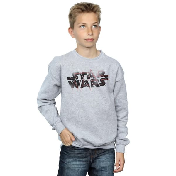 Star Wars Boys The Last Jedi Spray Logo Sweatshirt
