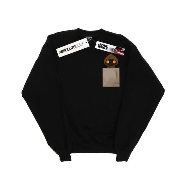 Star Wars Girls Jawa Pocket Print Sweatshirt Black 7-8 Years