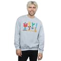 Miniatyrbilde 2 av 3: Disney Mens Mickey Mouse Friends Hey Sweatshirt