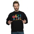 Miniatyrbilde 2 av 3: Disney Mens Mickey Mouse Friends Hey Sweatshirt