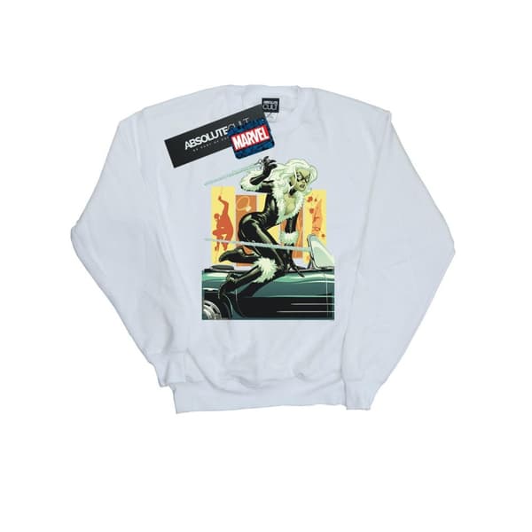 Marvel Svart katt-bil-tröja, herr