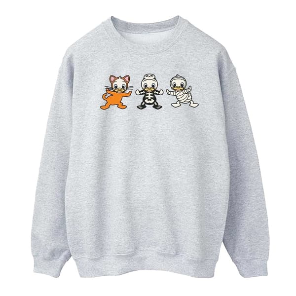 Disney Herr Duck Tales Halloweenkostymer Sweatshirt Sports Grey S