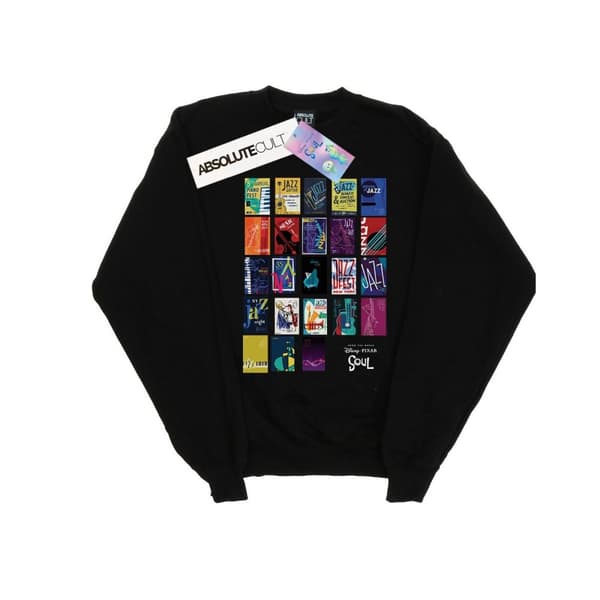 Disney Mens Soul Jazz Poster Vägg Sweatshirt