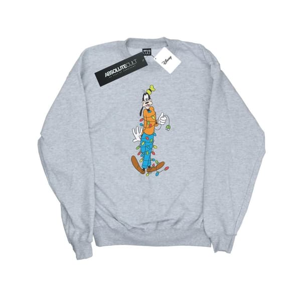 Disney Dam/kvinnor Goofy Christmas Lights - Sweatshirt