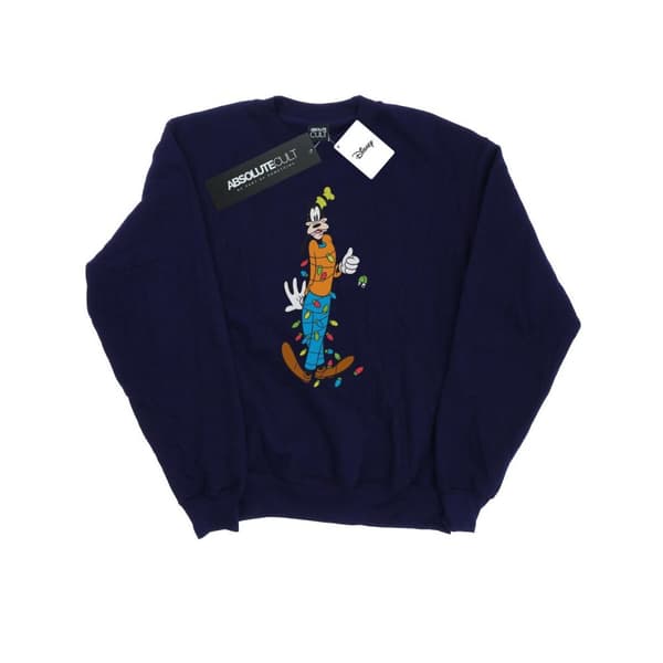 Disney Dam/kvinnor Goofy Christmas Lights - Sweatshirt