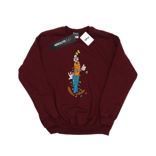 Disney Dam/kvinnor Goofy Christmas Lights - Sweatshirt