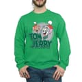Miniatyrbilde 3 av 5: Tom And Jerry Mens Christmas Greetings Sweatshirt