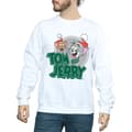 Miniatyrbilde 3 av 5: Tom And Jerry Mens Christmas Greetings Sweatshirt