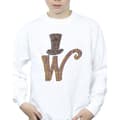 Miniatyrbillede 3 af 4: Willy Wonka Boys W Logo Hat Sweatshirt