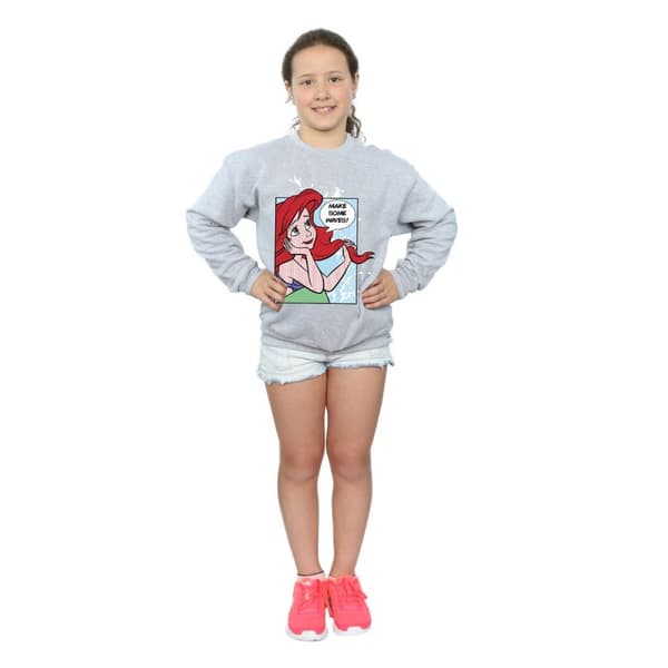Disney Princess Girls Ariel Pop Art Sweatshirt