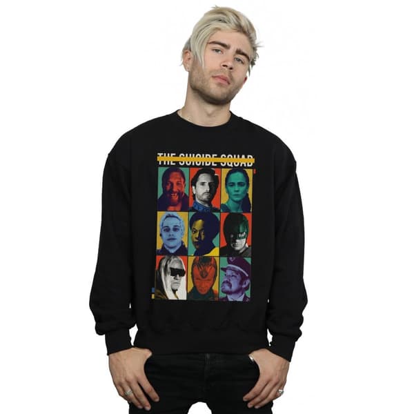 DC Comics Sweatshirt med Suicide Squad-affisch för herrar