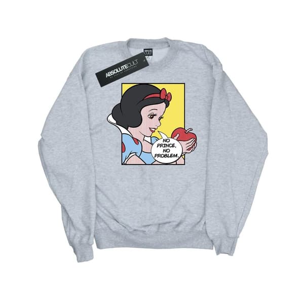 Disney Princess Snövit Pop Art-tröja för flickor Sports Grey 9-11 Years