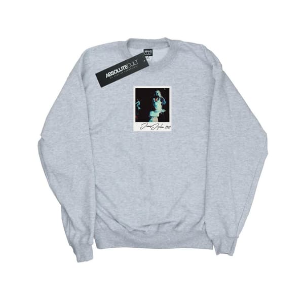 Janis Joplin Womens/Ladies Memories 1970 Sweatshirt Heather Grey M