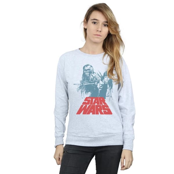 Star Wars Womens/Ladies Han Solo Chewie Duet Sweatshirt