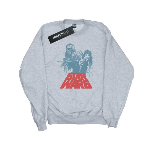 Star Wars Womens/Ladies Han Solo Chewie Duet Sweatshirt