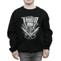 Miniatyrbillede 3 af 5: Marvel Boys Thor Ragnarok Hammer Logo Sweatshirt