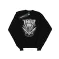 Miniatyrbillede 1 af 5: Marvel Boys Thor Ragnarok Hammer Logo Sweatshirt