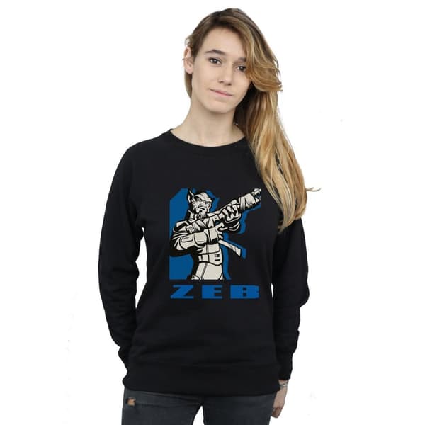 Star Wars Dam/Tjej Rebels Zeb Sweatshirt