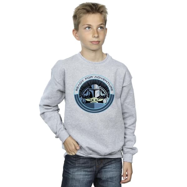 Star Wars Pojkar Mandalorian Grogu - redo för äventyr - tröja